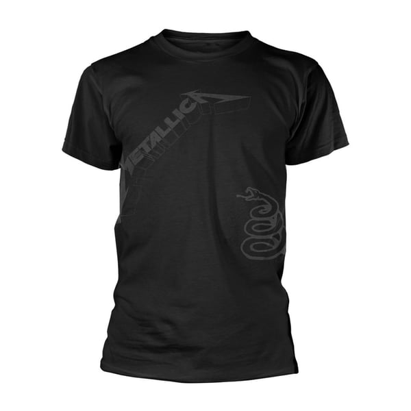 Metallica Unisex Aikuisten Black Album Tonaalinen T-paita