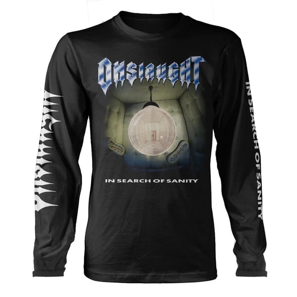 Onslaught Unisex Adult In Search Of Sanity Long-Sleeved T-Shirt