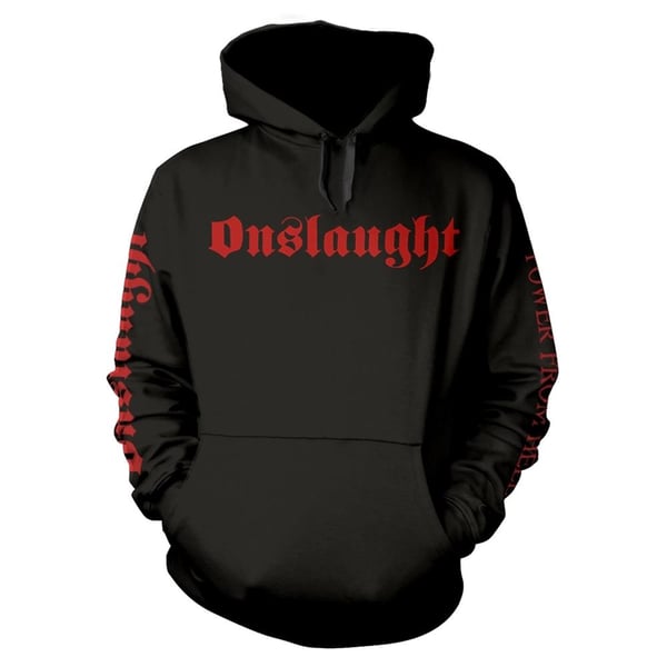 Onslaught Unisex Adult Power From Hell Hoodie