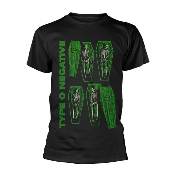 Type O Negative Unisex T-shirt til voksne med kiste
