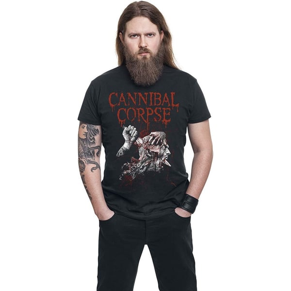 Cannibal Corpse Unisex T-shirt til voksne med Stabhead 2