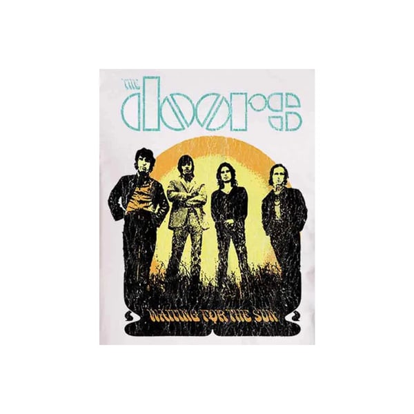 The Doors Unisex T-shirt til voksne, der venter på solen