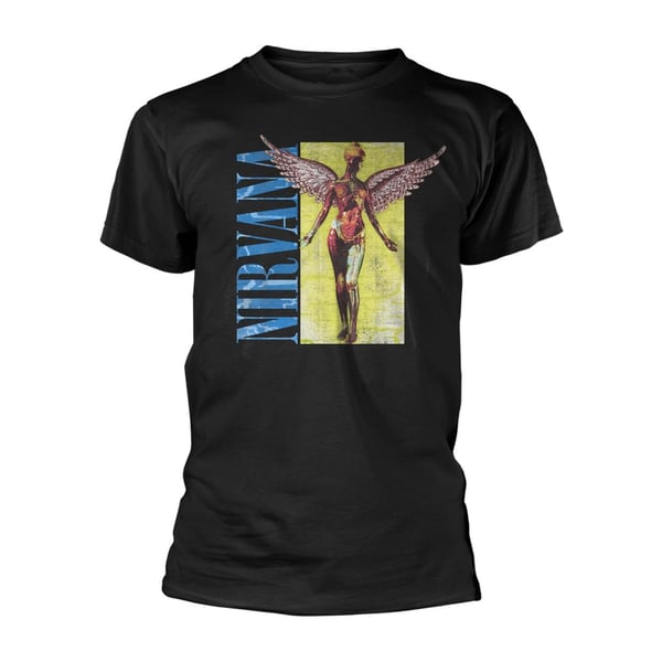 Nirvana Unisex Aikuisten In Utero Neliö T-paita