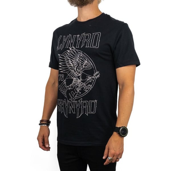 Lynyrd Skynyrd Unisex Aikuisten 73 Eagle Kitara T-paita