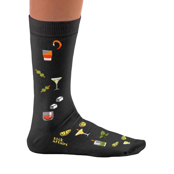 Heel Tread Unisex Adult Cocktail Socks