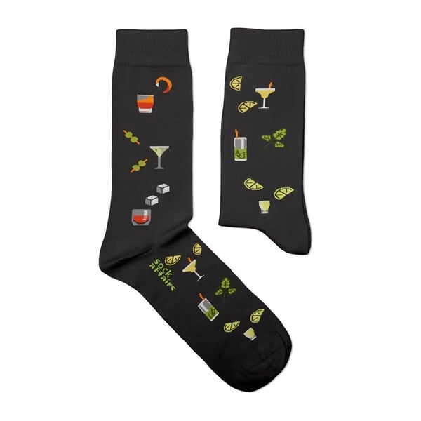 Heel Tread Unisex Adult Cocktail Socks