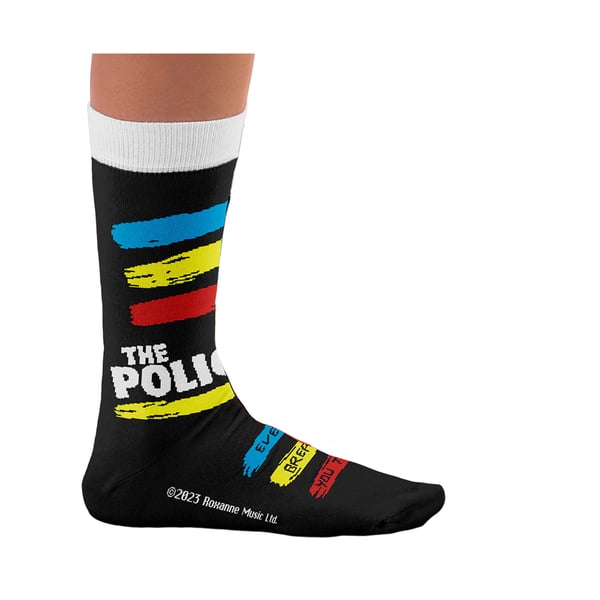 The Police Unisex Adult Synchronicity Socks