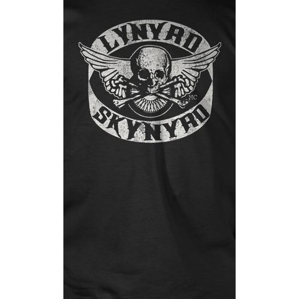 Lynyrd Skynyrd Unisex Aikuisten Biker Badge T-paita