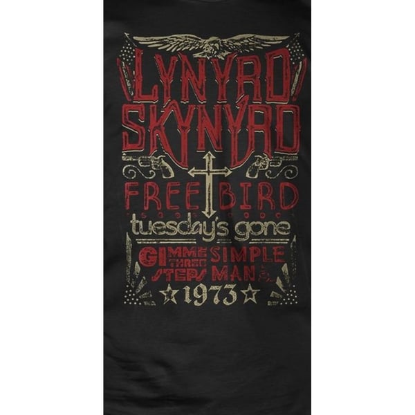 Lynyrd Skynyrd Unisex Aikuisten Free Bird 1973 T-paita