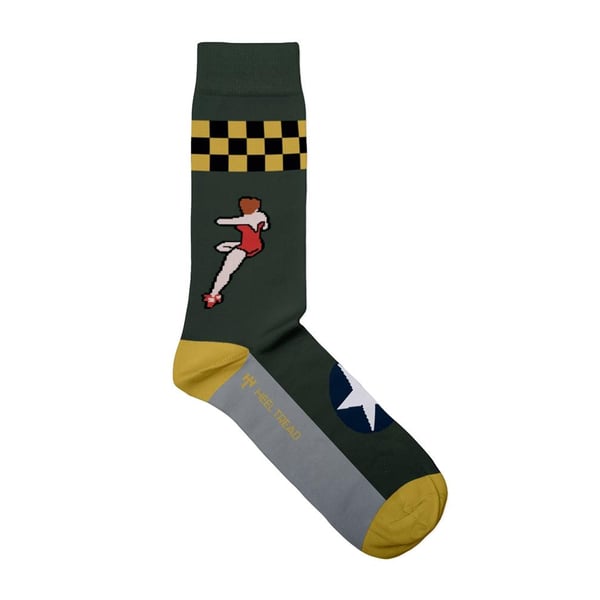 Heel Tread Unisex Adult B17 Memphis Belle Socks