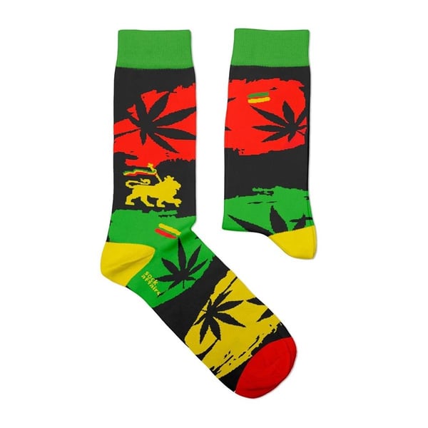 Bob Marley Unisex Adult Rebel Reggae Socks