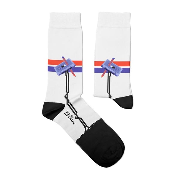 Sock Affairs Unisex Adult Cassette Rewind Socks Sock Affairs Unisex Adult Cassette Rewind Socks