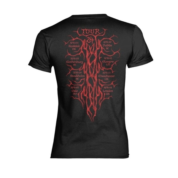Blind Guardian Naisten God Machine Tour 24 T-paita