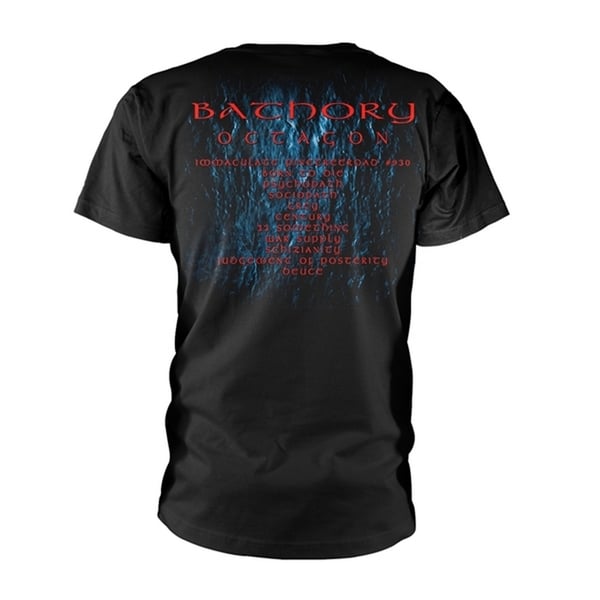 Bathory Unisex Aikuisten Octagon Selkäpainatus T-paita