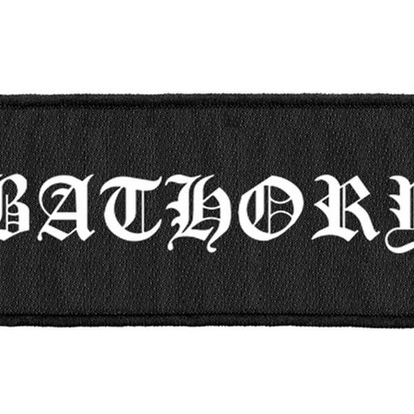 Bathory Påsydd Logotyp-Patch
