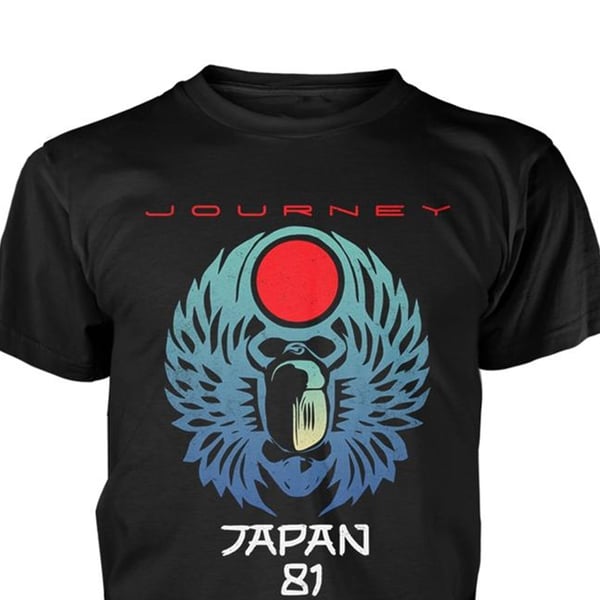 Journey Unisex Aikuisten Japani 81 T-paita