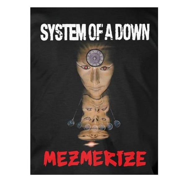 System Of A Down Unisex Aikuisten Mezmerize T-paita