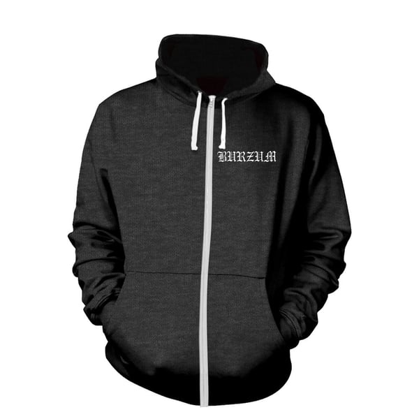 Burzum Unisex Aikuisten Aske Heather Täysvetoketjuhuppari Burzum Unisex Aikuisten Aske Heather Täysvetoketjuhuppari