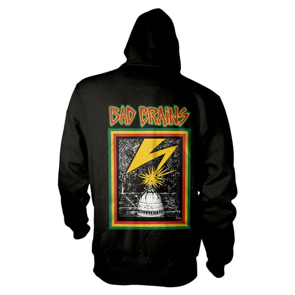 Bad Brains Unisex Adult Album Artwork Full Zip Hoodie