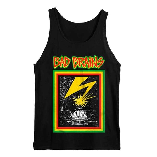 Bad Brains Unisex Adult Logo Tank Top