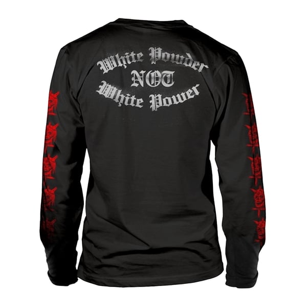 Nachtmystium Unisex Aikuisten White Powder Pitkähihainen T-paita