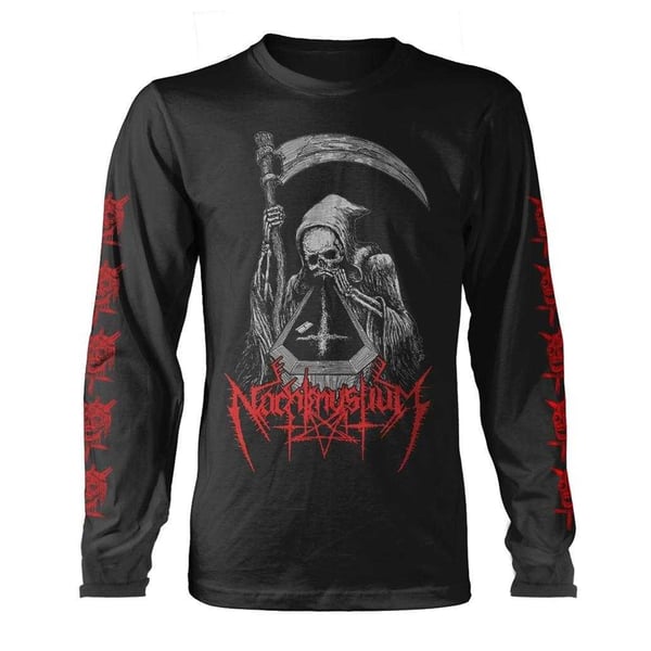 Nachtmystium Unisex Aikuisten White Powder Pitkähihainen T-paita