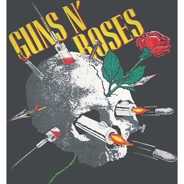 Guns N Roses Unisex Aikuisten Needle Skull T-paita