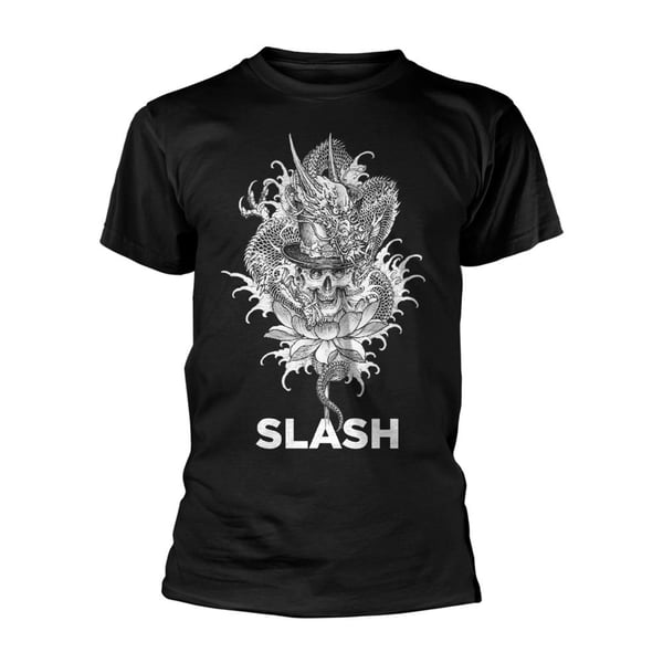 Slash Unisex Adult Dragon Skull T-Shirt