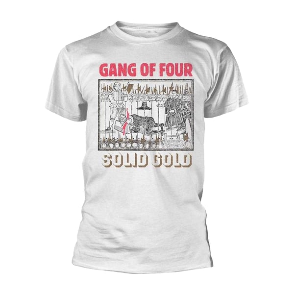 Gang Of Four Unisex Aikuisten Solid Gold T-paita