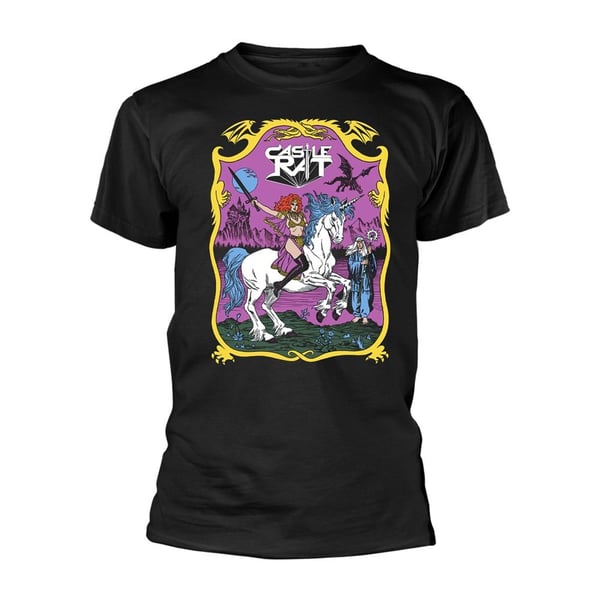 Castle Rat Unisex Adult Unicorn Rider T-Shirt