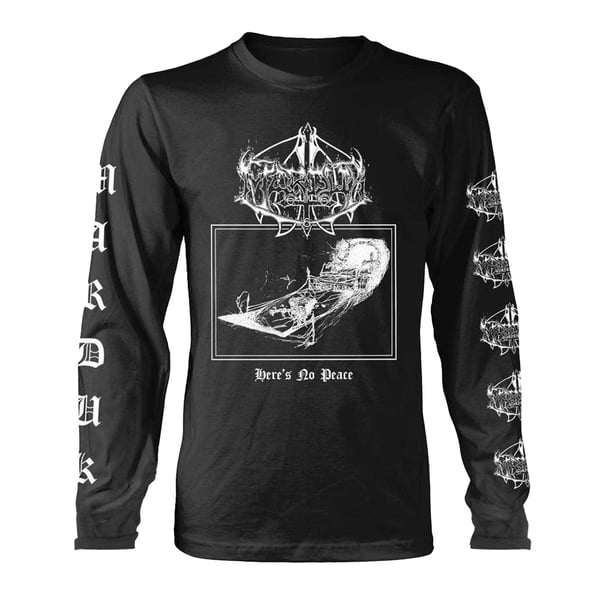 Marduk Unisex Adult Here´s No Peace Long-Sleeved T-Shirt