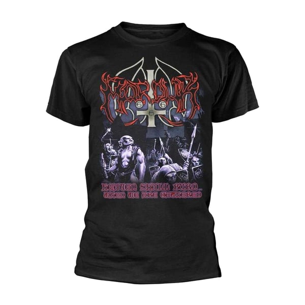 Marduk Unisex Vuxen Heaven Shall Burn T-shirt med ryggtryck