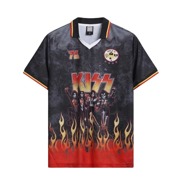 Kiss Unisex Adult Destroyer Back Print Football Jersey