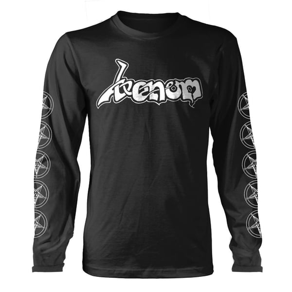 Venom Unisex Adult Logo Long-Sleeved T-Shirt