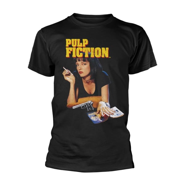 Pulp Fiction Unisex Adult Mia Cut Out T-Shirt