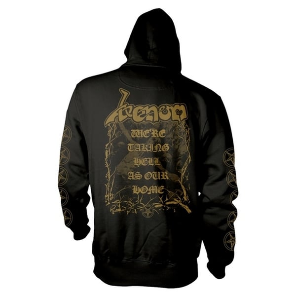 Venom Unisex Adult Welcome To Hell Back Print Hoodie
