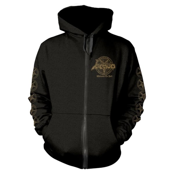 Venom Unisex Adult Welcome To Hell Back Print Full Zip Hoodie