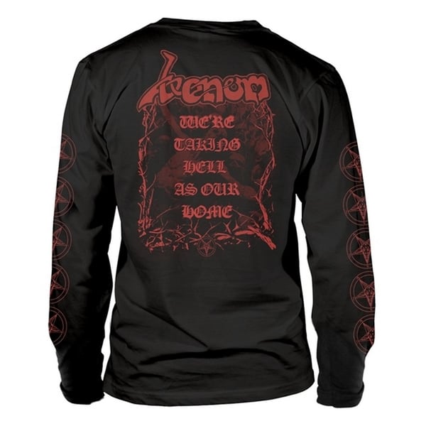Venom Unisex Aikuisten Welcome To Hell Pitkähihainen T-paita