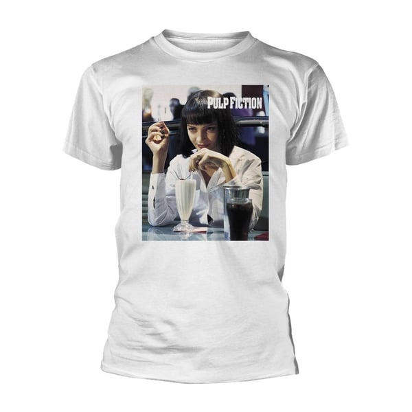 Pulp Fiction Unisex aikuisten Dollar Shake Mia Wallace T-paita