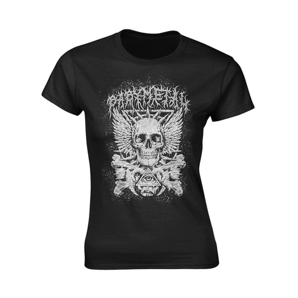 Babymetal Naisten Pääkallo ja ristikkäiset luut T-paita