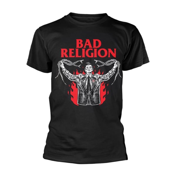 Bad Religion Unisex Adult Snake Preacher T-Shirt