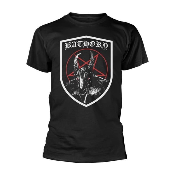 Bathory Unisex Aikuisten Shield T-paita