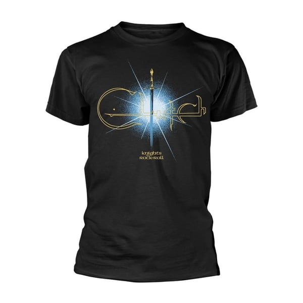 Clutch Unisex T-shirt til voksne Knights Of Rock N Roll