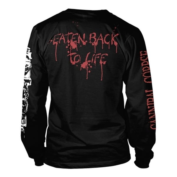 Cannibal Corpse Unisex T-shirt med lange ærmer til voksne, der er spist tilbage til livet