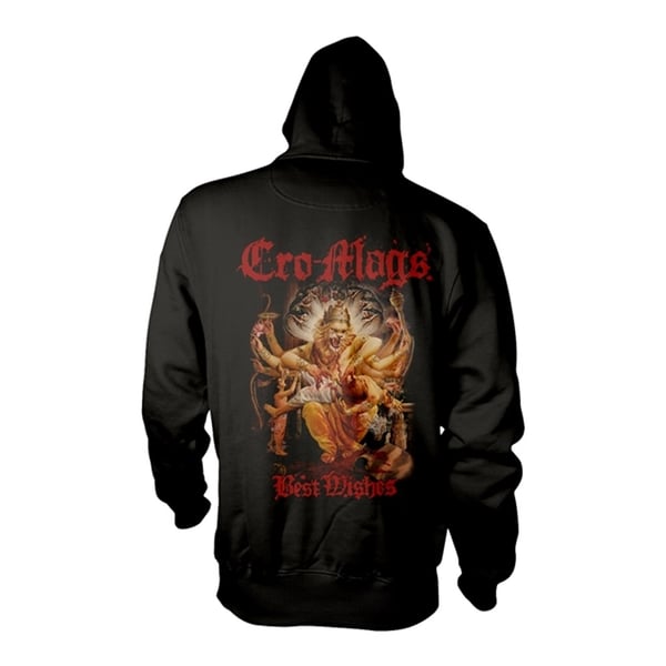Cro-Mags Unisex hættetrøje til voksne med de bedste ønsker