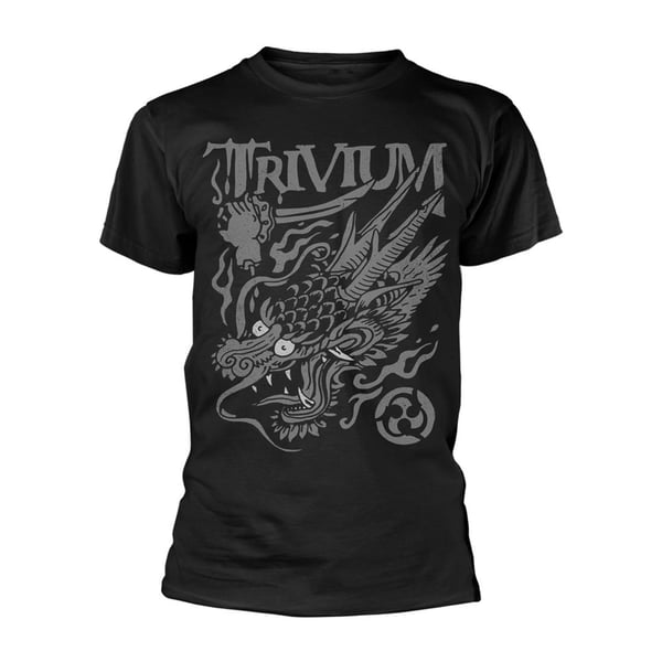 Trivium Unisex Vuxen Skrikande Drake T-Shirt
