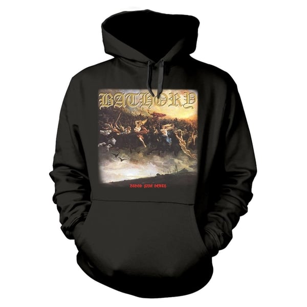 Bathory Unisex Adult Blood Fire Death Hoodie