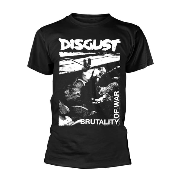 Disgust Unisex Aikuisten Brutality Of War T-paita