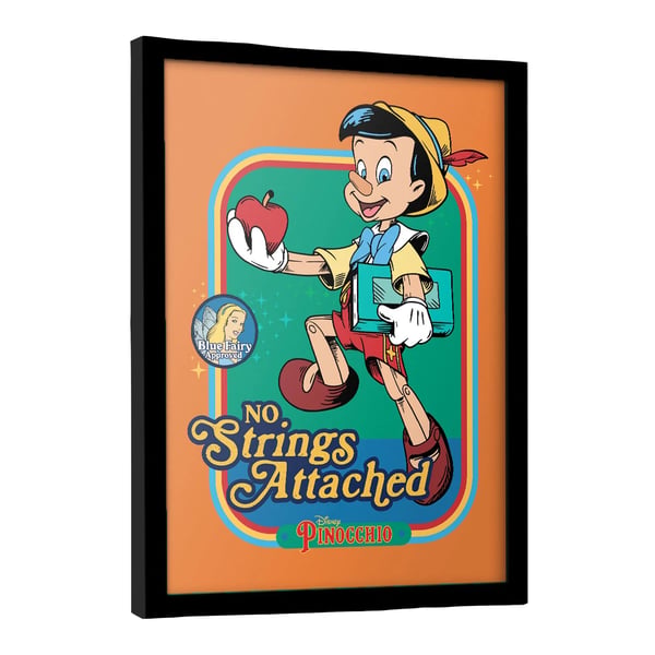 Disney Storybook Time Pinocchio Framed Poster