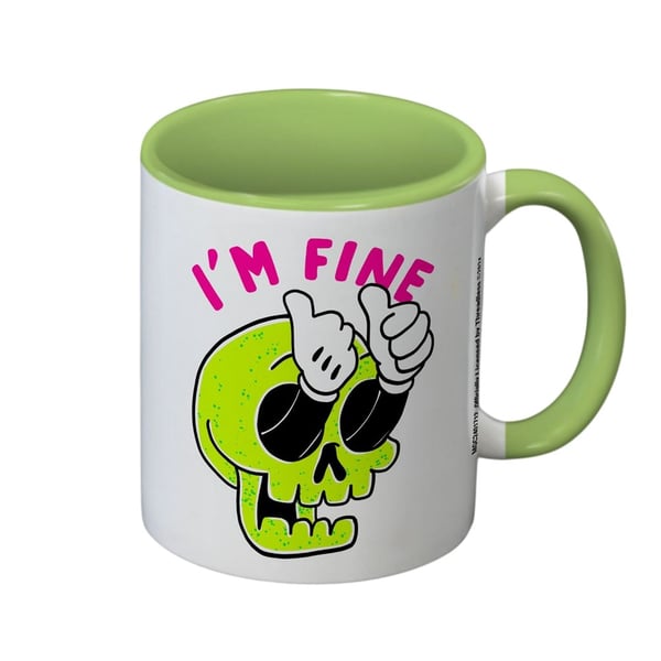 Threadless I´m Fine Färgad 325ml Mugg